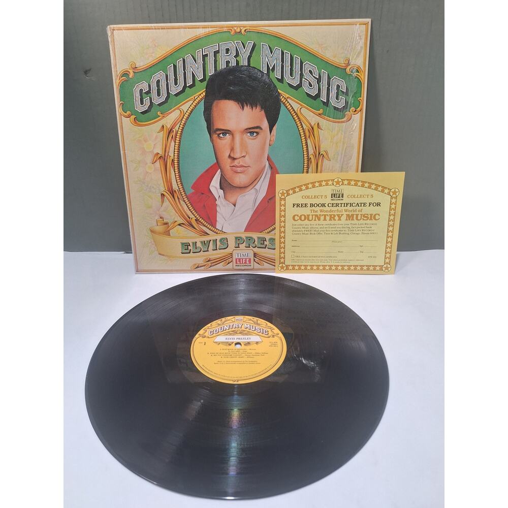 Elvis Presley Country Music Vinyl LP Time Life Records Shrink VG+ STW-106